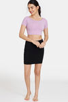 Zivame Double Layered Non Wired Full Coverage Blouse Bra With Removable Cookies - Sheer Lilac — thumbnail 4